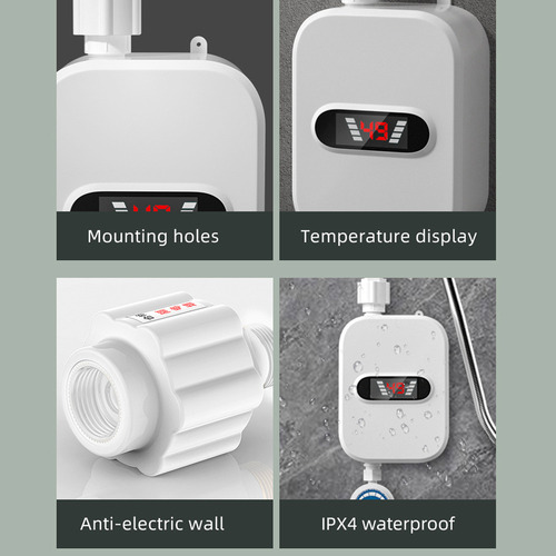 Máquina De Calentamiento De Agua De Ducha Termostática Digit