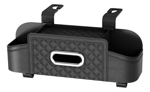 Caja De Almacenamiento Para Respaldo De Asiento Negro