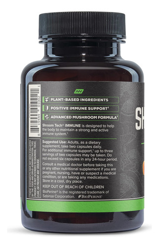 Onnit Shroom Tech Immune: Suplemento Diario De Apoyo Inmunol