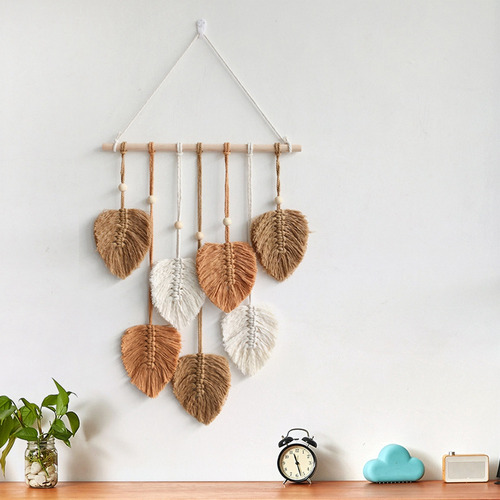 Macramé R8leaf Para Colgar En La Pared, Habitación Bohemio,
