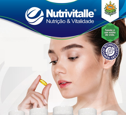 Kit 6 Curcuma Pimenta Preta 60 Caps Nutrivitalle Sem Sabor