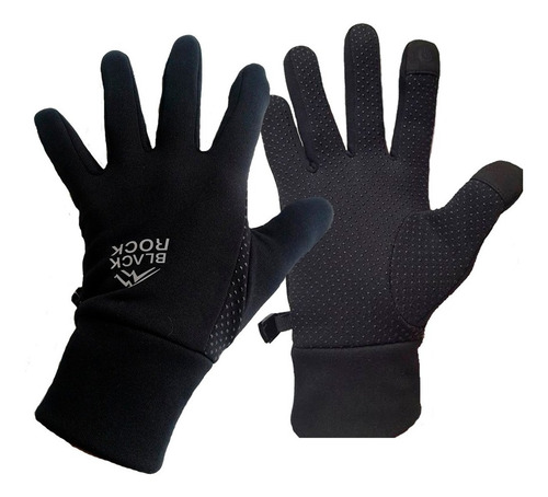 Guante Polar Stretch Unisex - Black Rock