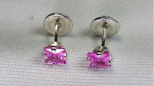 Aretes En Plata Ley 925 Y Swarovski