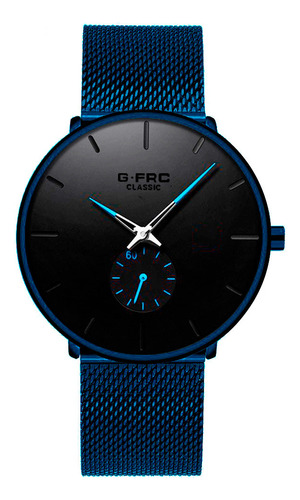 Reloj G-force Original C-301 Elegante Azul + Estuche