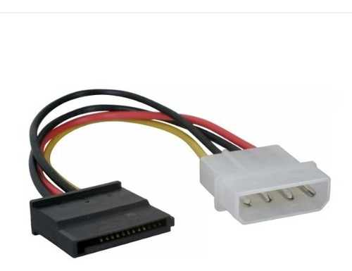 Cable Molex  4 Pines A Sata Power 15 Pines Adaptador  