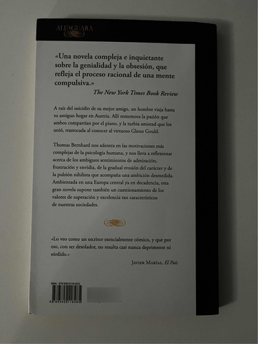 El Malogrado - Thomas Bernhard W,-1 (Usado)