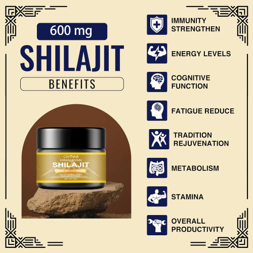 Gwynne Shilajit Gummies Puro Del Himalaya 85 Micronutrientes 60 Gummies +2pcs Resina De Shilajit Natural Pura Orgánica Del Himalaya