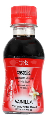 Caja Esencia De Vainilla Castells 120 Ml Con 25 Piezas