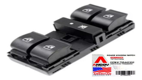 Control Mando Switche Elevavidrios Dodge Forza Siena Palio