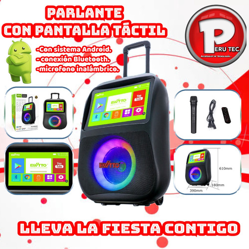 Parlante Con Pantalla Táctil