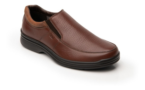 Zapato Hombre Flexi 404802 Mocasin Piel Oficina Confort Café