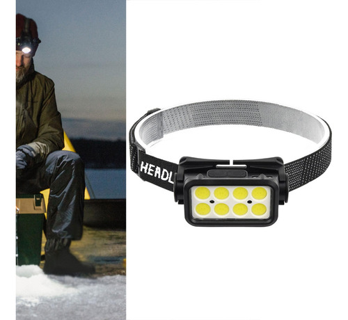 Linterna Frontal Led Para Exteriores, 5 Modos Estilo B