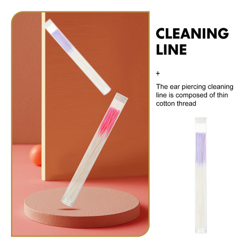 Linha De Limpeza De Piercing Na Orelha, 360 Unidades
