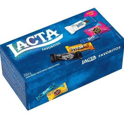 Caixa De Bombom Favoritos Chocolate Lacta 250,6g