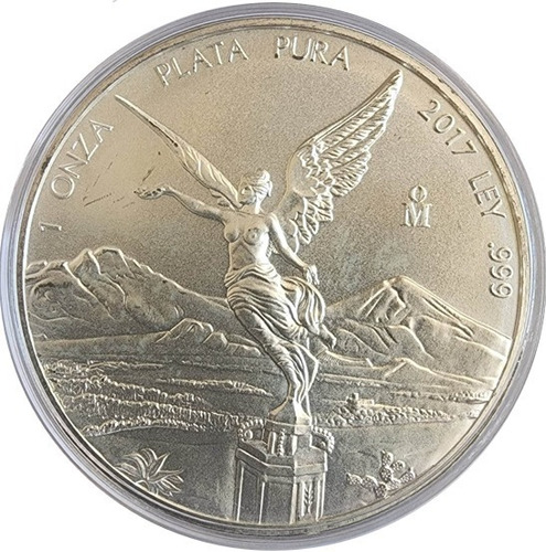 1 Onza De Plata Libertad 2017, Ley .999, En Capsula Unc