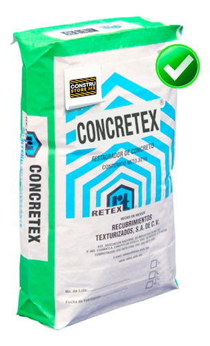 Concretex Repara Baches Y Grietas En Pisos Industriales 30kg