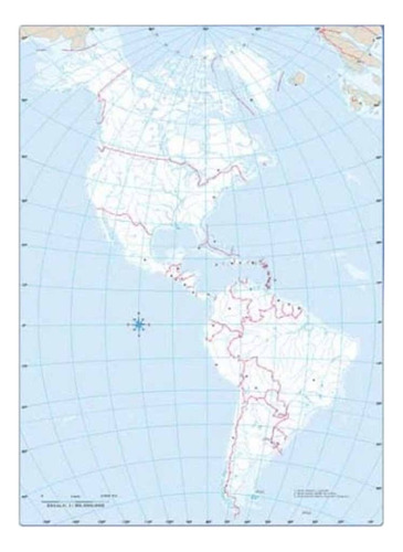 5 Mapas Escolares América N°3 División Político