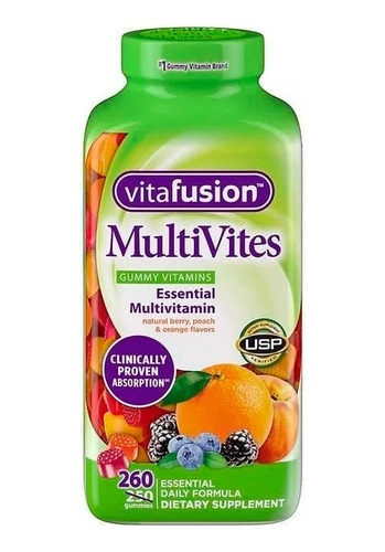 Multi Vitaminas , Sistema Inmune, Gomitas 260 Unidades