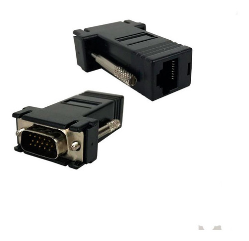 Kit 2 Adaptador Vga Macho X Rj 45 Femea Atacado Le-5564