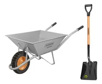 Comprar Carretilla Cuadrada Rueda Maciza 65lts Tramontina+ Pala LG