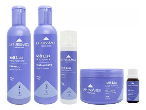 Kit La Puissance Premiun Soft Liss Cabellos Lacios Anti Friz