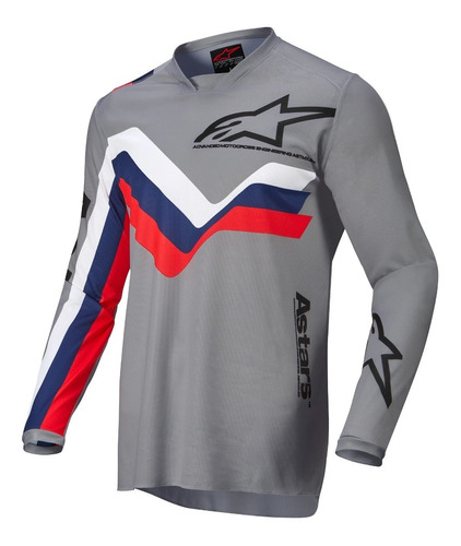 Jersey Motocross Enduro Alpinestars Racer Braap Gris