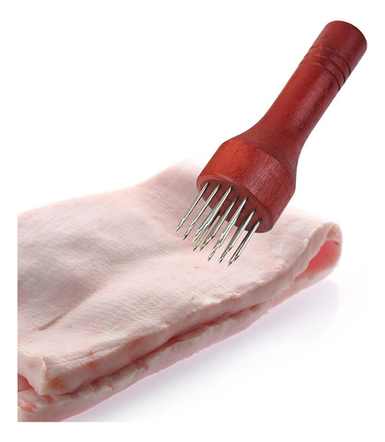 De Carne Profesional Con Utensilios De Cocina Con Mango Rojo