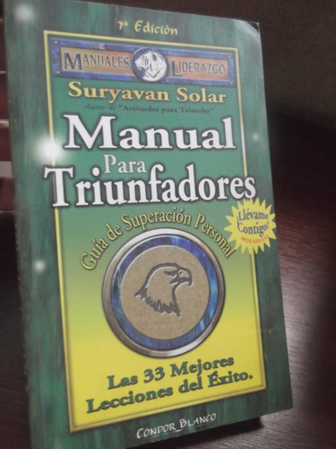Manual Para Triunfadores 33 Lecciones Exito Suryavan Solar (Usado)