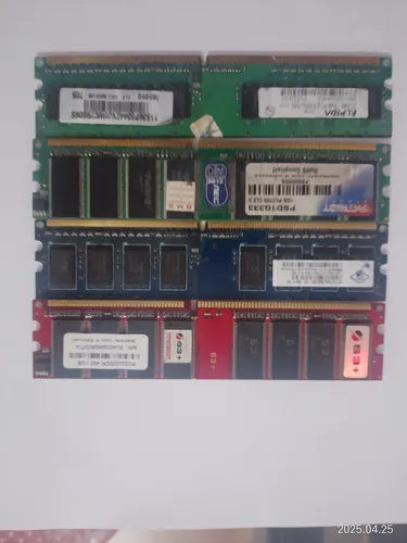 Lote De 15 Memorias Ram (6 Ddr2 Y 9 Ddr1) - Se Vende Como Es (Usado)