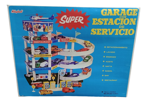 Garaje Con Estación De Servicio Ypf Vintage, Años 80´s Arg.