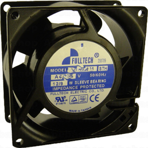 Cooler 80x80x38.5 220v Metalico Buje Ventilador Fan Turbina