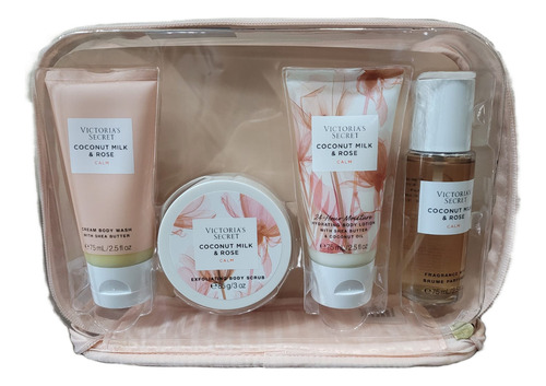 Kit Victoria S Secret The Calm Starter Coconut Milk & Rose Fragancia Coco