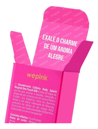 Body Splash One Touch Silk 200ml - Wepink