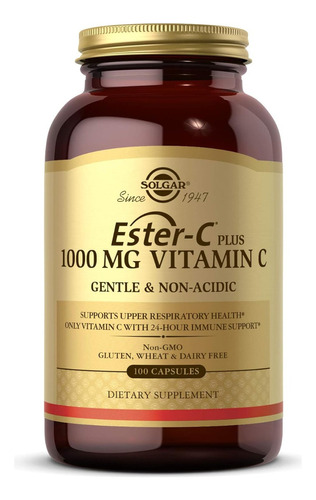 Vitamina C 1000 Mg Ester-c Plus Solgar 100 Cápsulas