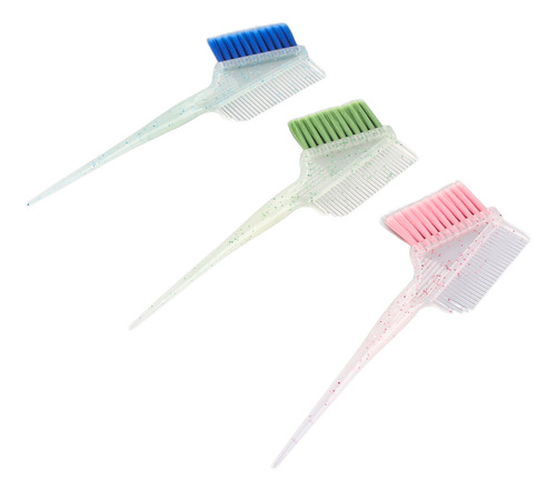 Cepillo Para Resaltar El Cabello, 3 Piezas, Peine De Doble C