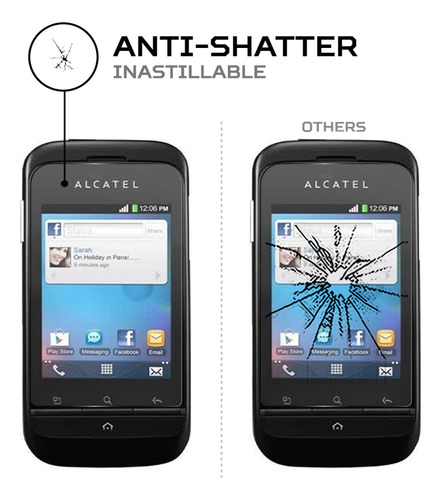 Protector Mica Pantalla Para Alcatel Ot-903