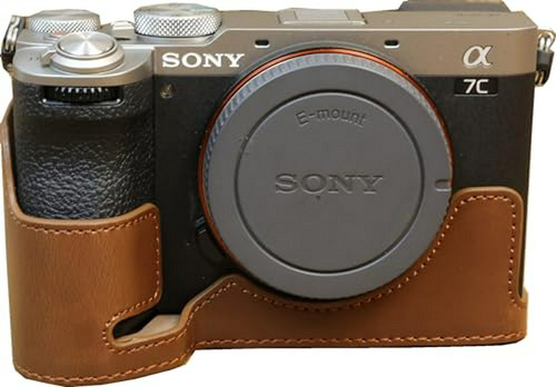 Funda De Cuero Hecho A Mano Para Sony Alpha A7c Ii Compatibl