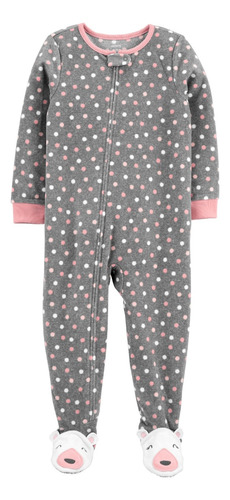 Pijamas Con Pies Micropolar Carter´s Niña Rever 2m080710