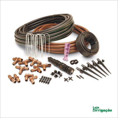 Imagem 2 de 2 de Kit De Irrigação Gotejamento Para Jardim 50 Pç - Rain Bird