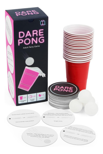 Juego De Beber Dare Pong Adultos, Juegos De Despedida D...