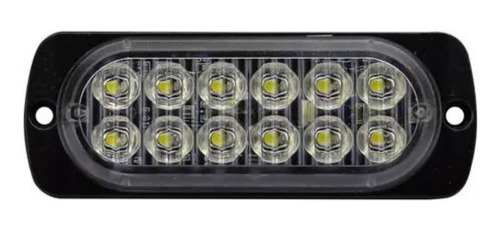 Luz Strobo 12 Led, 12/24volt, 3 Colores De Luz, Set X 1.