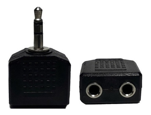 Imagen 3 de 4 de Cable Adaptador Splitter Audio Mini Plug 3,5 2 Auricular