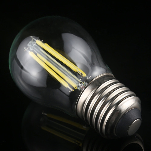 Bombilla Led De Filamento Led G45 E27 De 4 W Con Atenuación