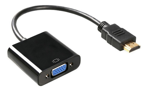 Imagen 5 de 7 de Adaptador Convertidor Cable Hdmi A Vga 1080p + Audio