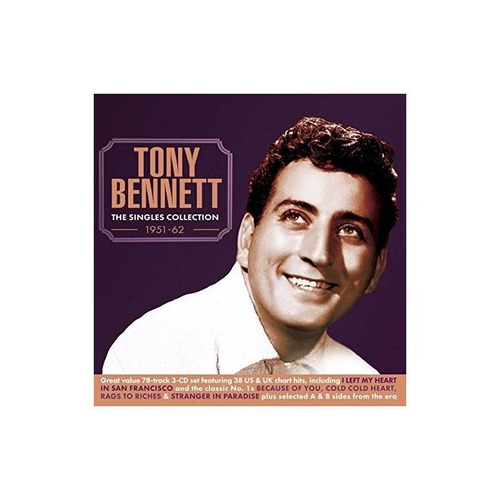 Bennett Tony Singles Collection 1951-62 Usa Import Cd X 3