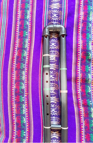 Flauta Cherokee O Nativo Americana Doble, Drone. Yembestre