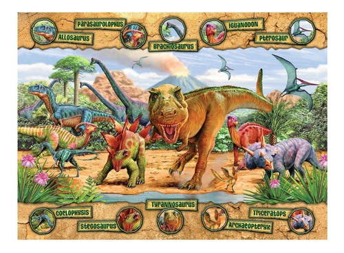 10609 Dinosaurios Rompecabezas 100 Piezas Xxl Ravensburger