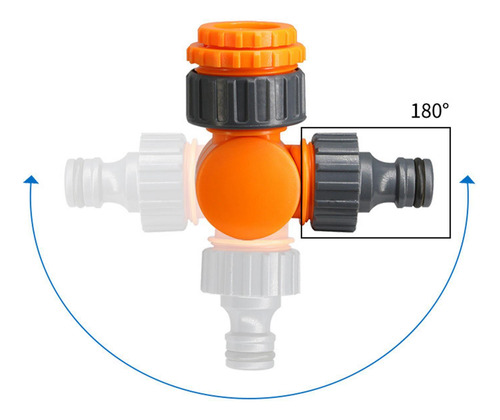 4 Conector De Manguera De Jardín, Adaptador De Grifo De