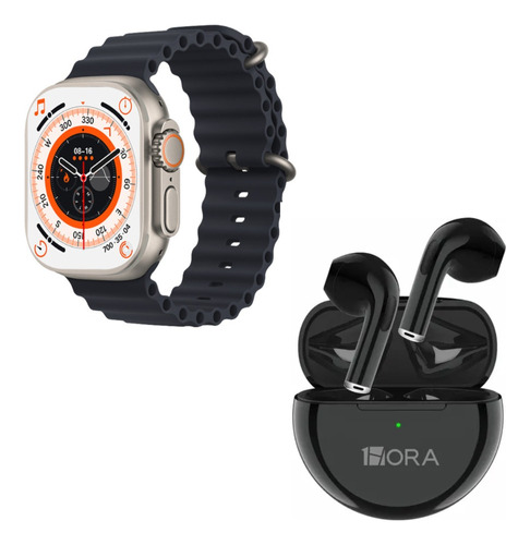 Smartwatch Serie 8 Ultra K800 Reloj Inteligente + Audifonos