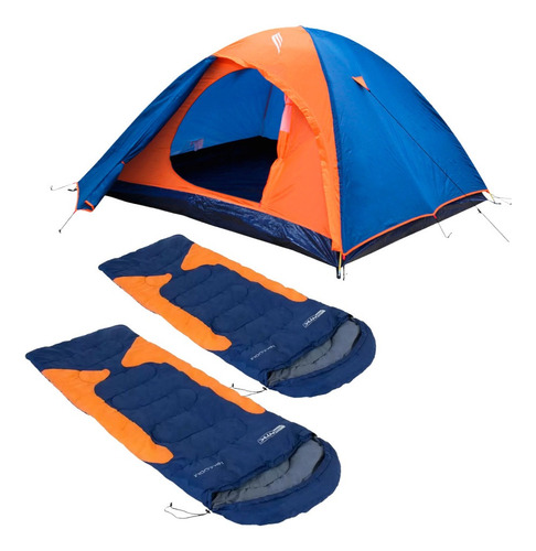 Kit Acampamento Barraca Falcon 2p Ntk +2 Saco Dormir Freedom